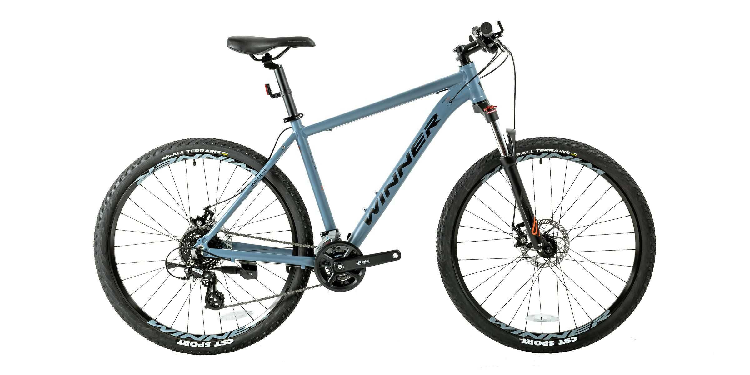 Велосипед гірський WINNER IMPULSE 29" розмір рами- 18" (2022) сірий