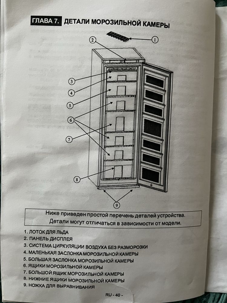 Морозильная камера Vestel