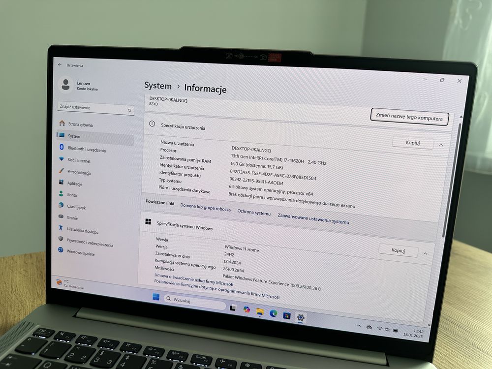 Laptop Lenovo IdeaPad Slim 5 14IRL8 i7-13620H 16GB Ram 1TB SSD