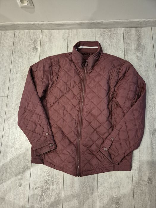 Diverse męska kurtka lekko ocieplana pikowana bordo r. XXL bdb stan