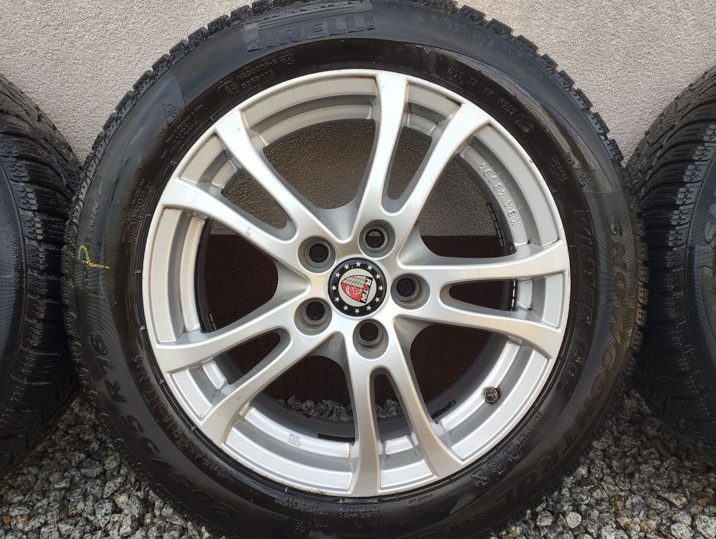 Alufelgi platin r16 5x108 opony dystanse śruby pirścienie redukcyjne k