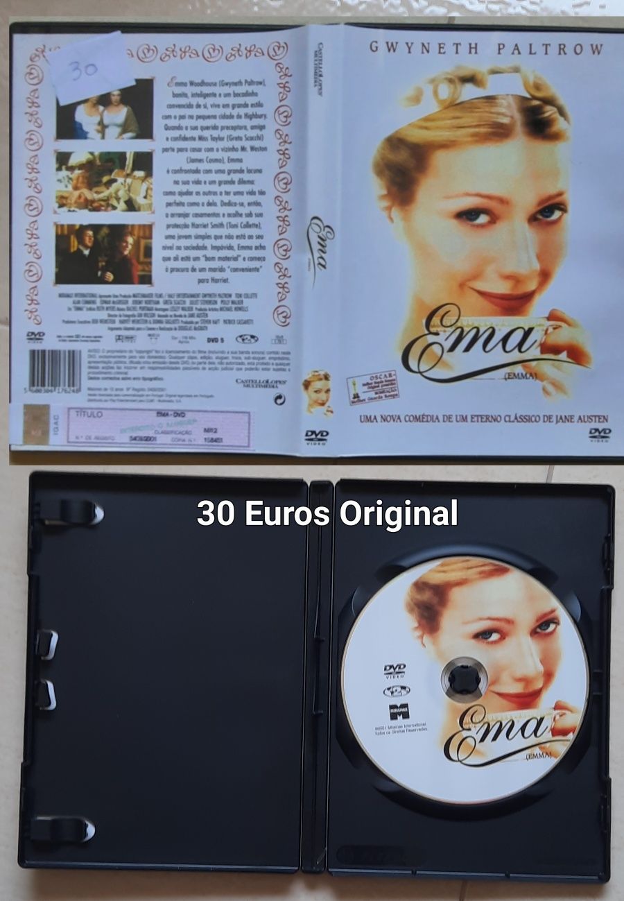 DVD's originais alguns novos por estrear de vários preços.