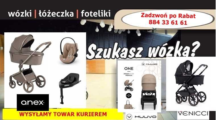 Mast M.Twin X Promocja zestaw komplet wózek dla bliźniaków/rok po roku