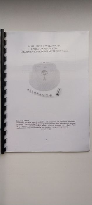 Urządzenie do mikrodermabrazji AM 60