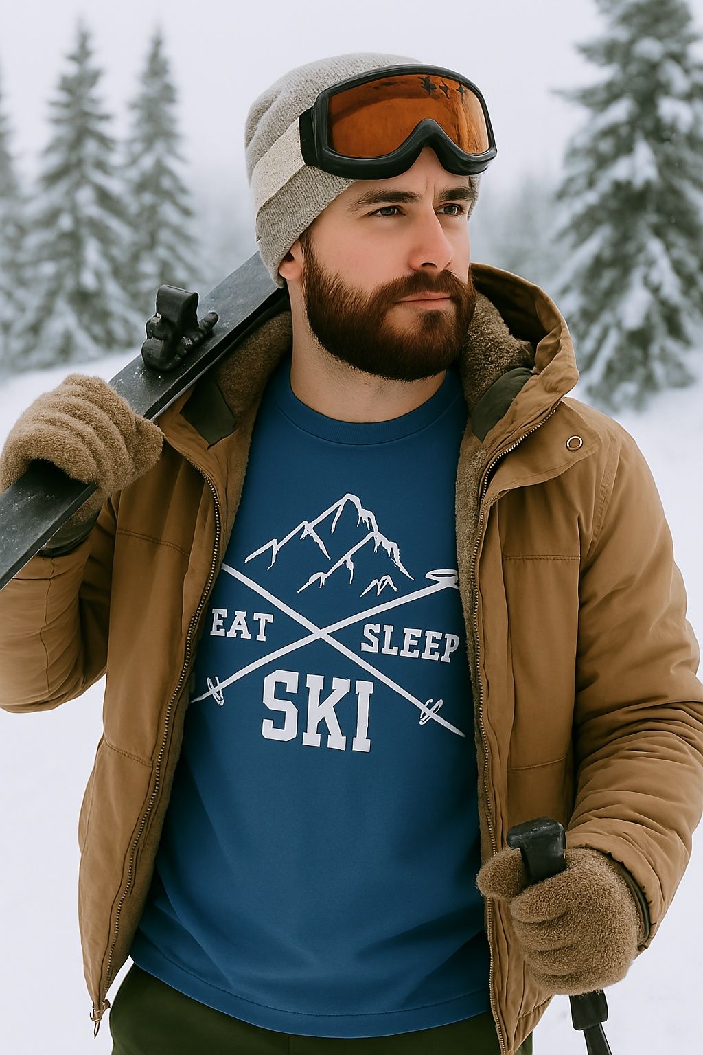 Koszulka dla narciarzy snowboardzistów L
