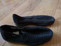 Buty nowe r.42 siatkowe czarne męskie polskie