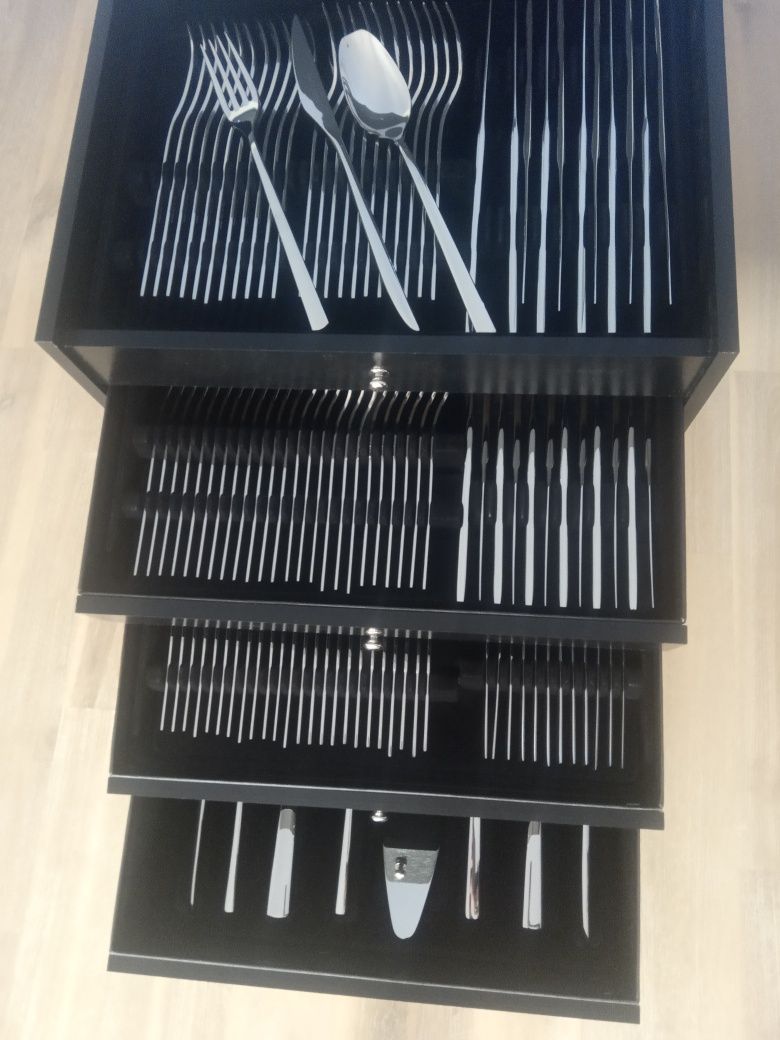 Faqueiro Obelisko Belo Inox 130 peças