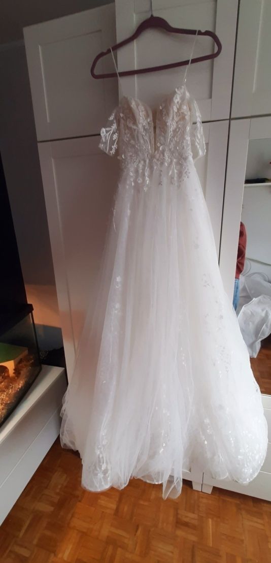 Suknia ślubna Amy Love Bridal Teja boho liście