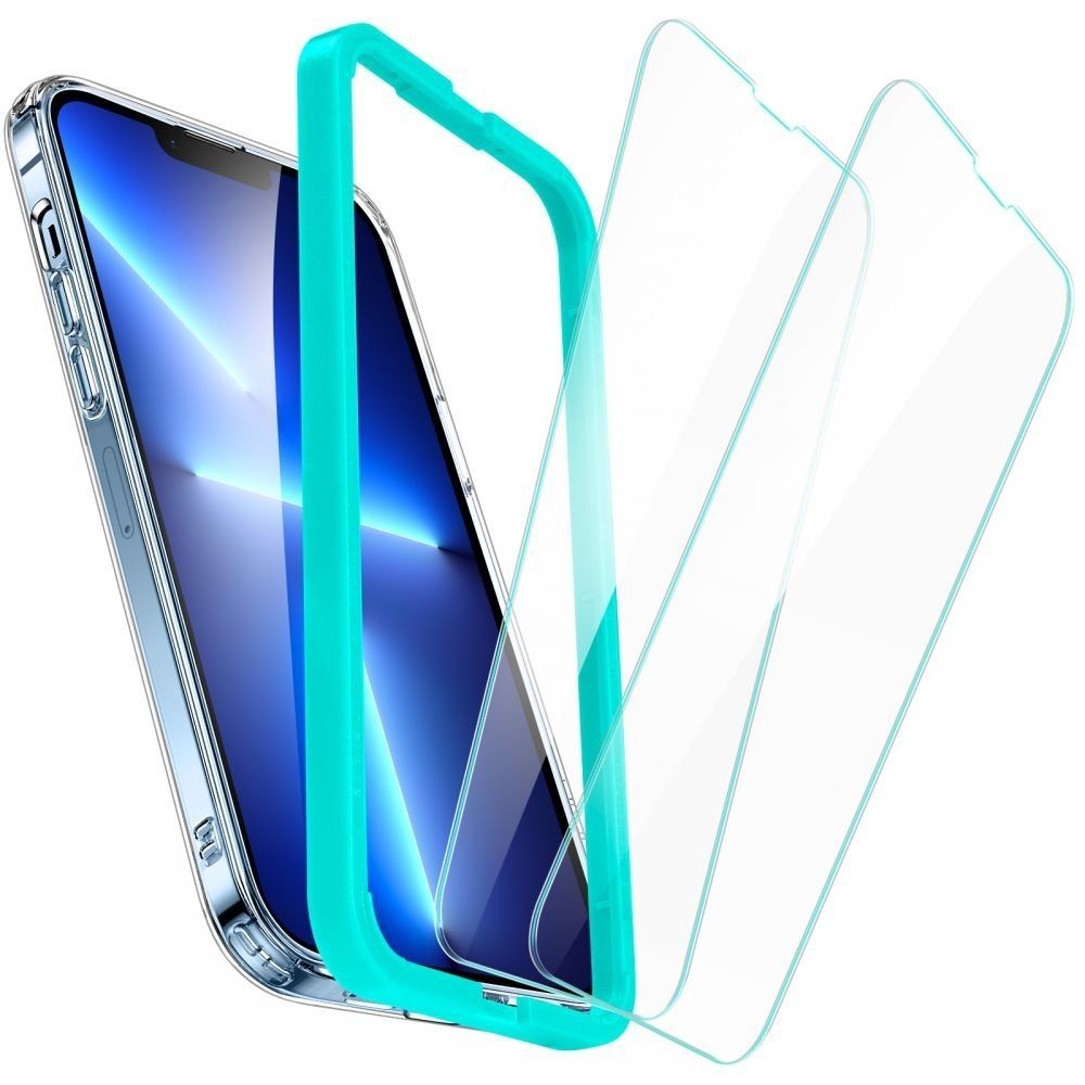 2X Szkło + Etui Esr Classic Hybrid Do Iphone 13 Pro Clear