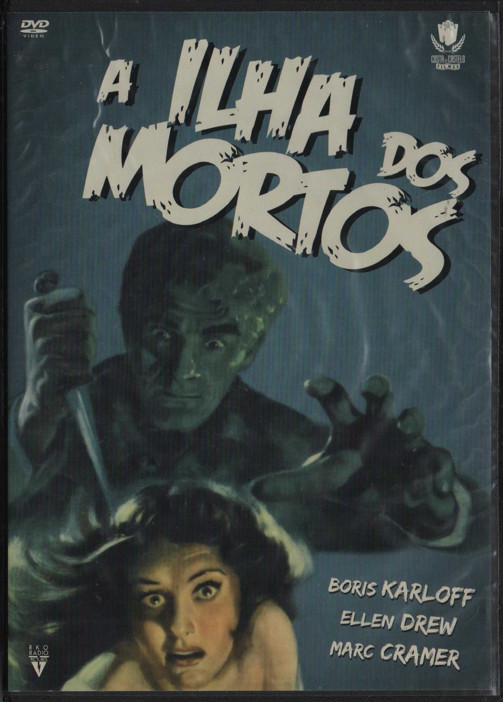 Dvd A Ilha dos Mortos -terror -Boris Karloff -o original, não o remake