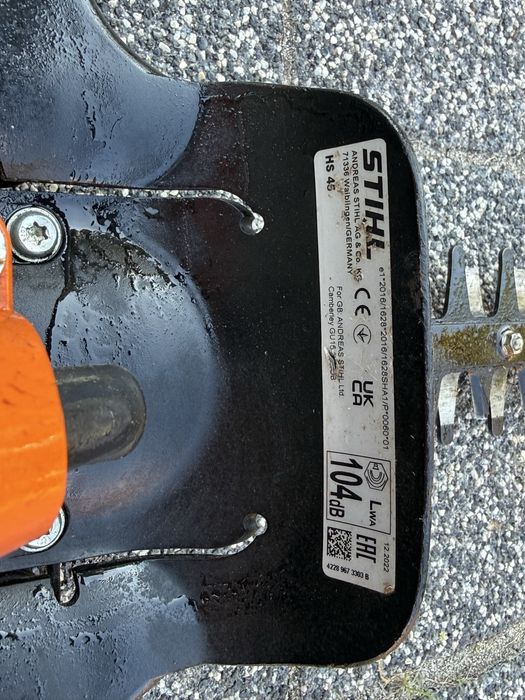 STIHL HS 45 HS45, 2022 rok. nożyce do żywopłotu, ogród, bdb stan