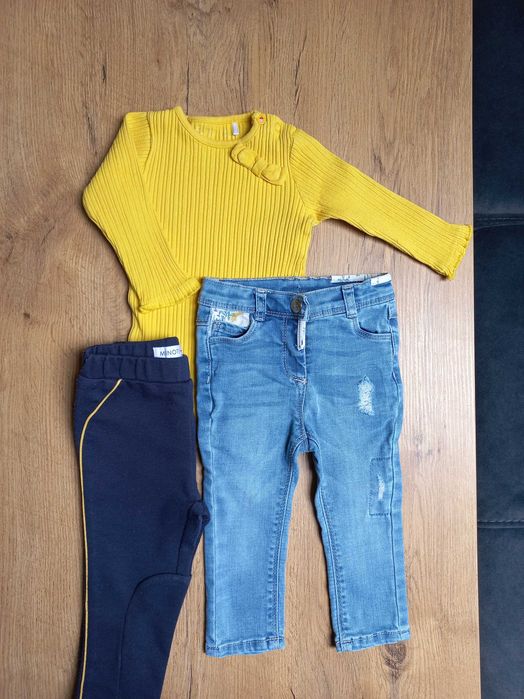 Komplet jeansy r. 68/74 Tape a'loeil, body