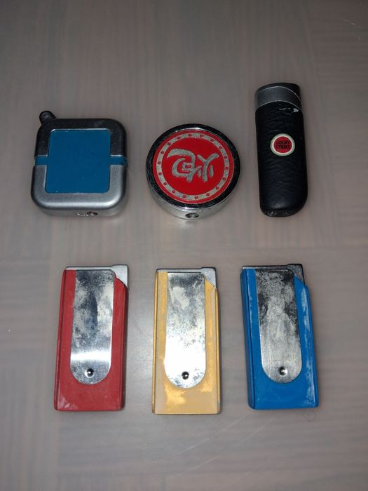 Isqueiros Vintage em Metal Recarregáveis