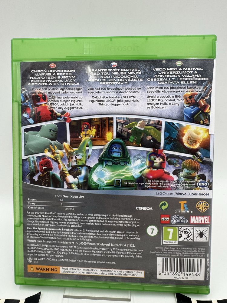 Lego Marvel Super Heroes Xbox One Gwarancja