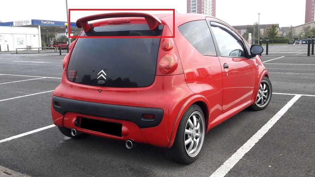 PEUGEOT 107 /  CITROEN c1 spoiler tuning