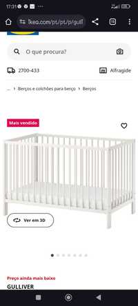 Berço IKEA com colchão