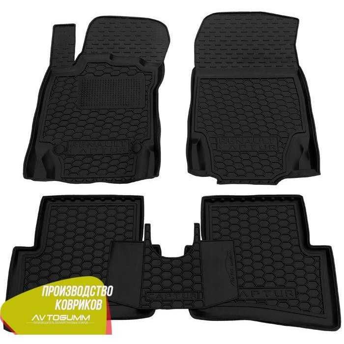 Коврики в салон Renault - Arkana Captur Duster Zoe Kadjar резиновые