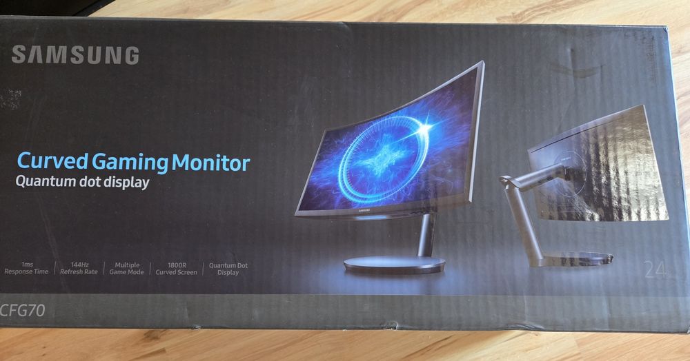 Monitor Samsung C24FG70FQU Curved
