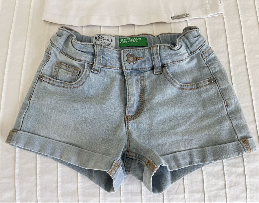 Conjunto de verão mayoral e Benetton em ótimo estado