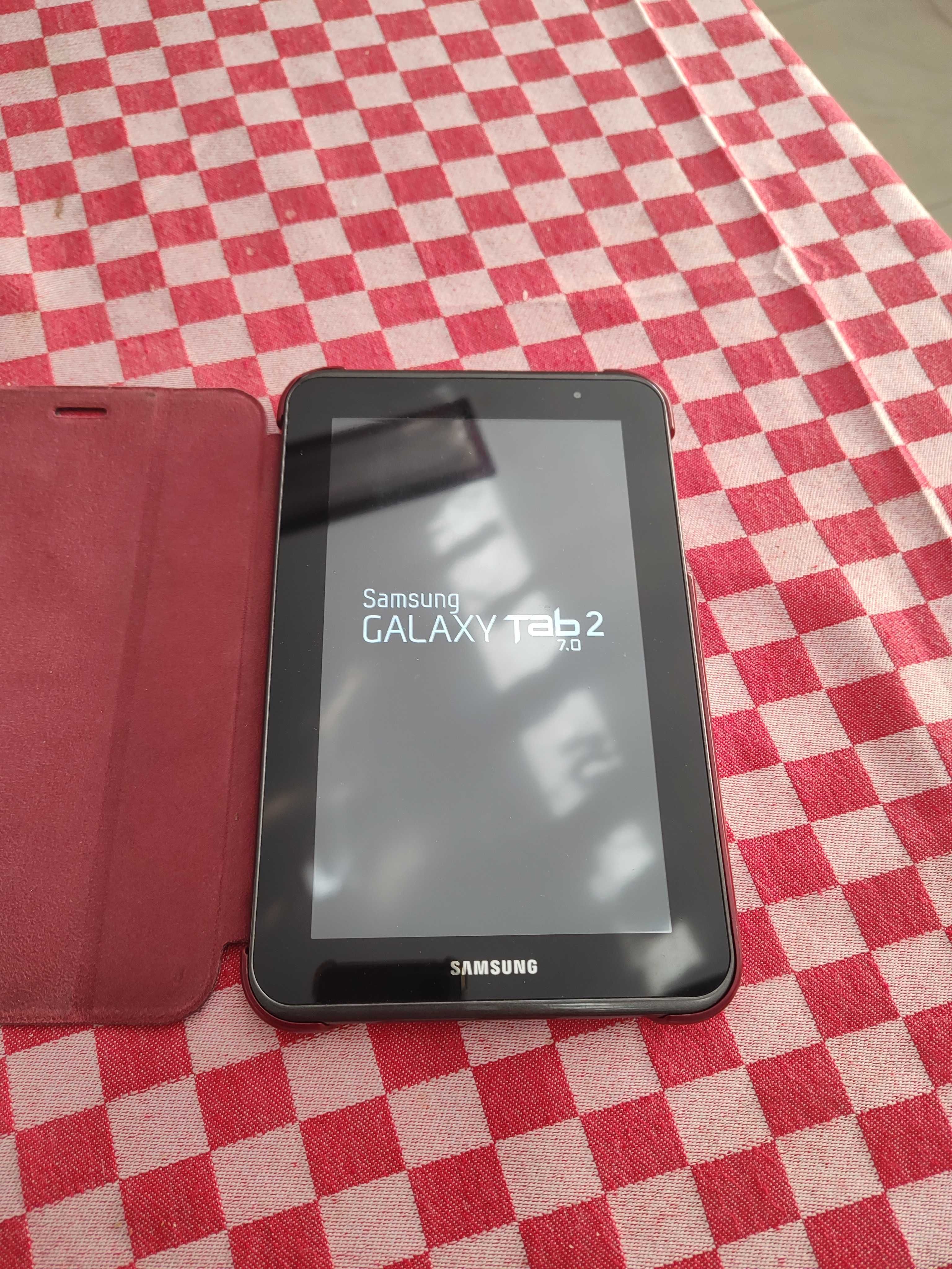 tablet Samsung com capa