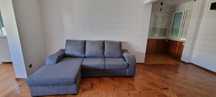 Sofá de Canto com Chaise – Cinza