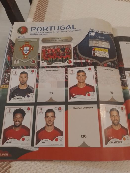 Caderneta Mundial 2018 Rússia.