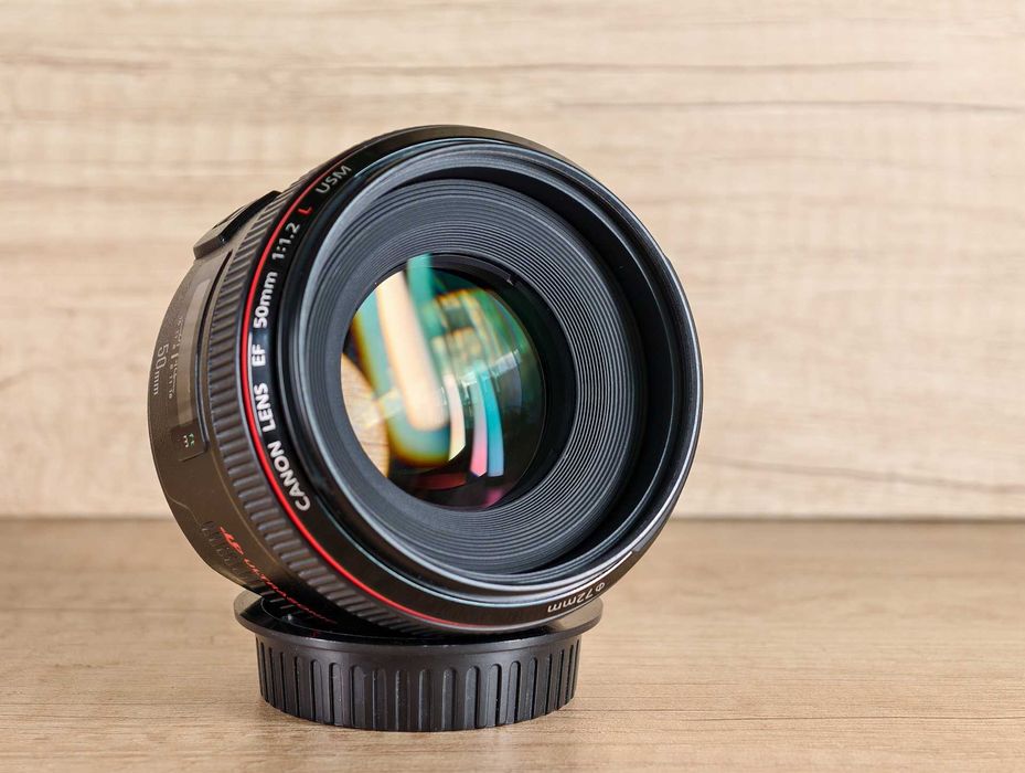 Canon EF 50 mm f/1.2L USM + filtr UV komplet młody (kod UG) i ostry