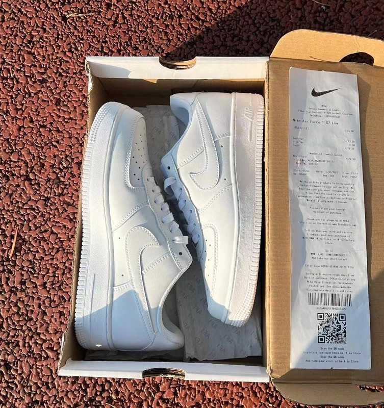 buty Espadryle NikeAirForce1 SupremeWhite Espadryle R.40