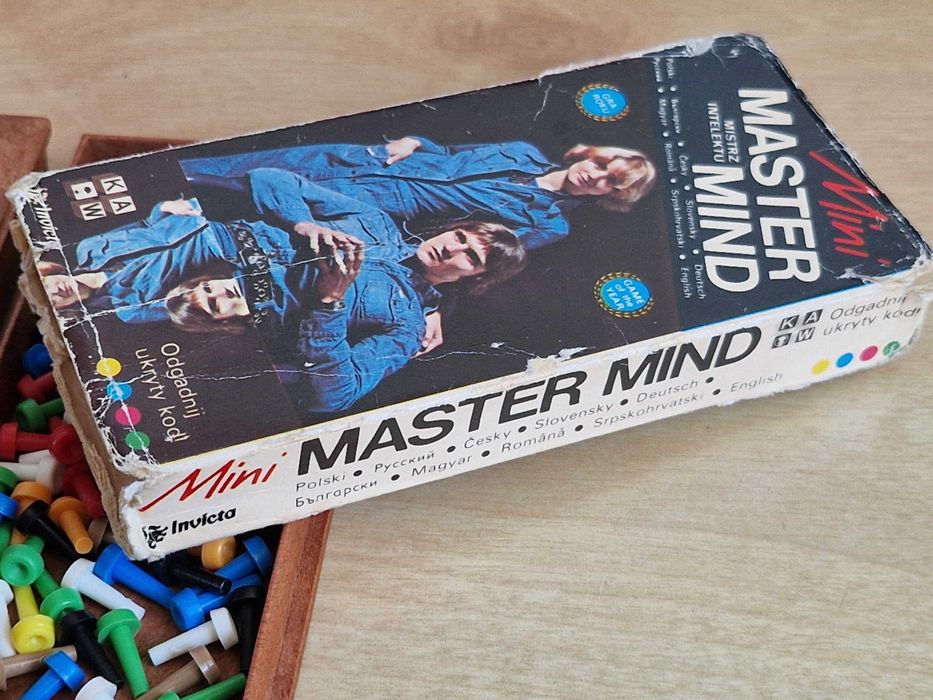 Mini Mastermind Gra turystyczna PRL lata 90 Invicta KWA MASTER MIND