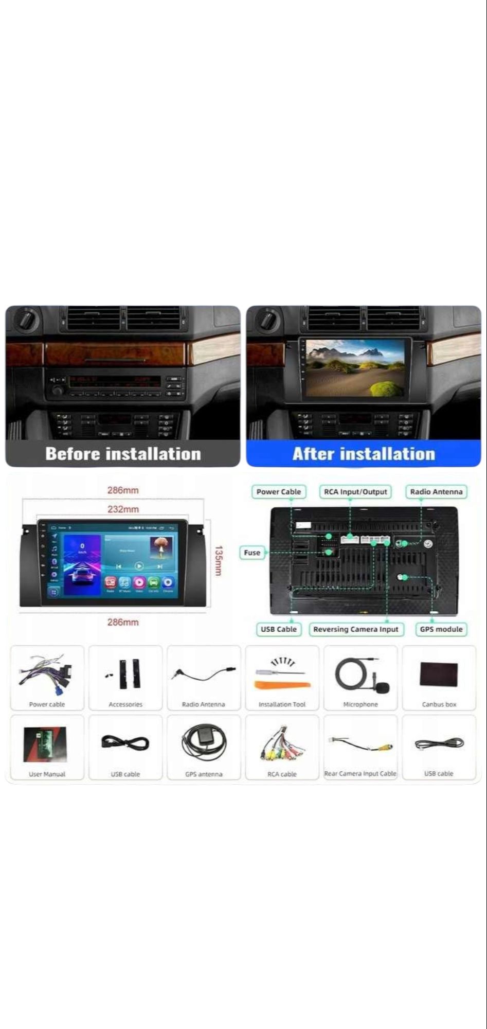 Radio do BMW e39 Android