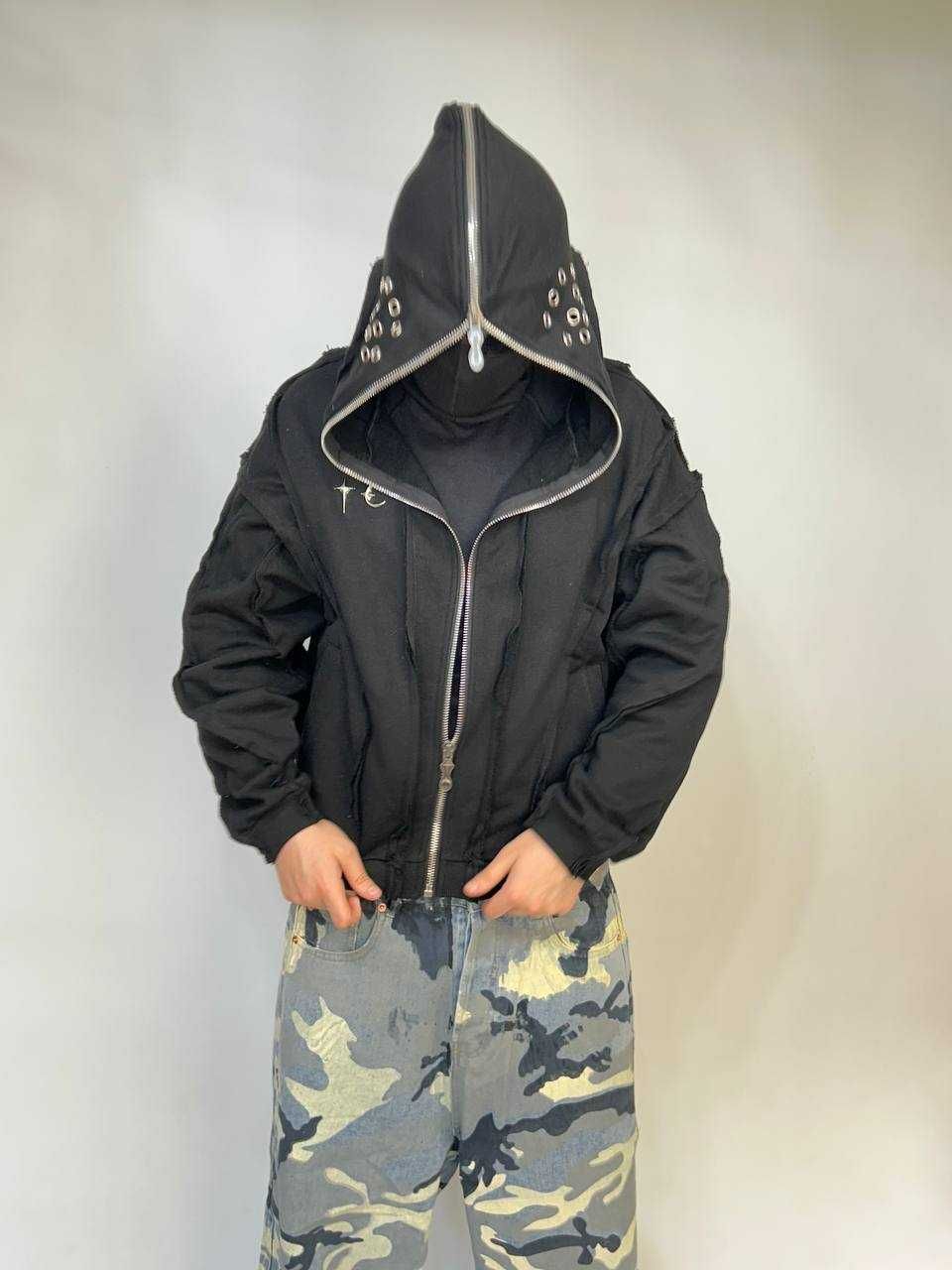 Худі Thug Club zip hoodie зип зипка фулл full y2k archive opium чорна