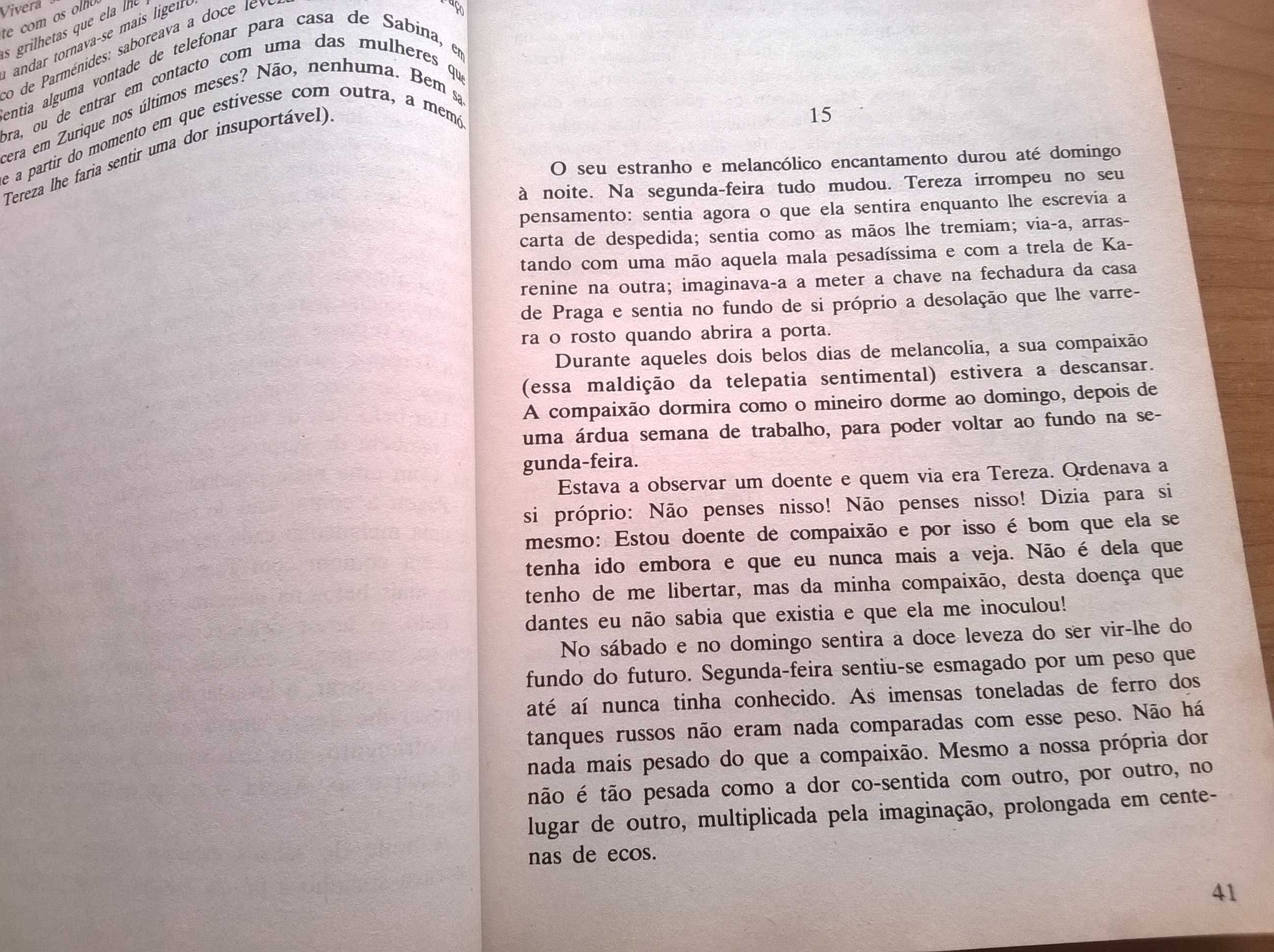 A Insustentável Leveza do Ser - Milan Kundera