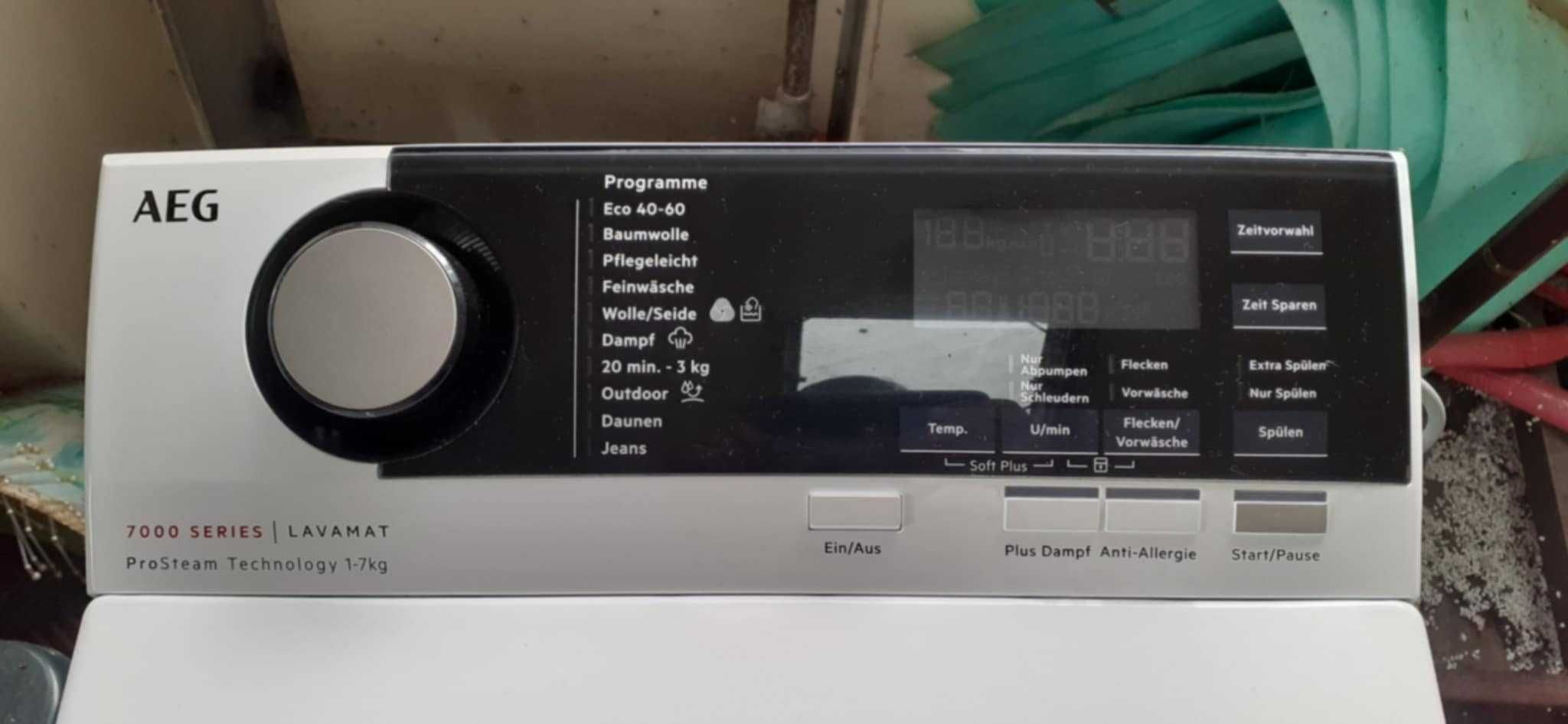 PRALKA AEG 7000  L7TE74275 LAVAMAT  1-7 KG.  A+++ super stan