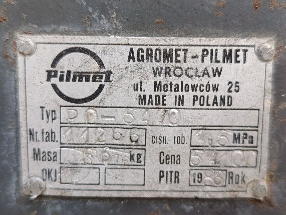 Opyskiwacz spalinowy taczkowy PILMET