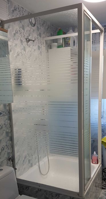 Kabina prysznicowa SANPLAST 90x90 cm – szkło hartowane, kompletna