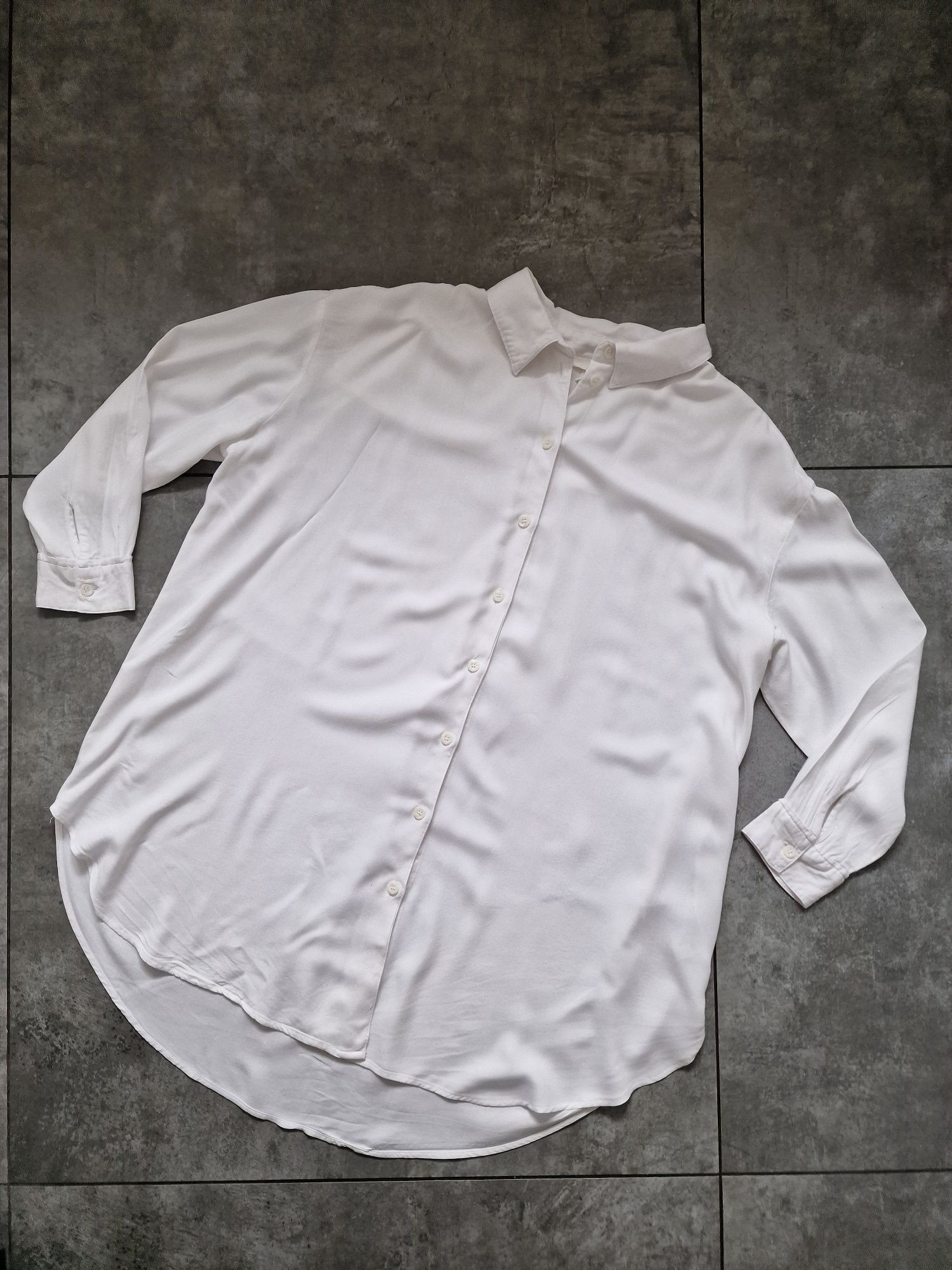 H&M Biała koszula oversize 40