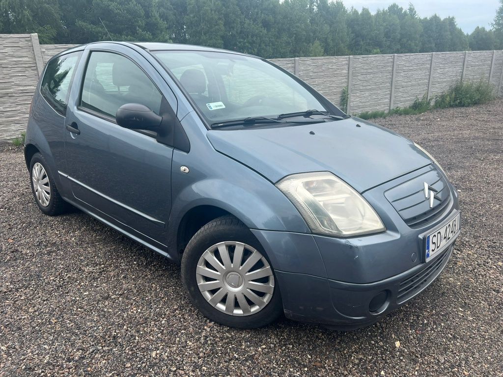 Citroen C2 1.4 diesel rok 2008. Przebieg 241tys. ISOFIX