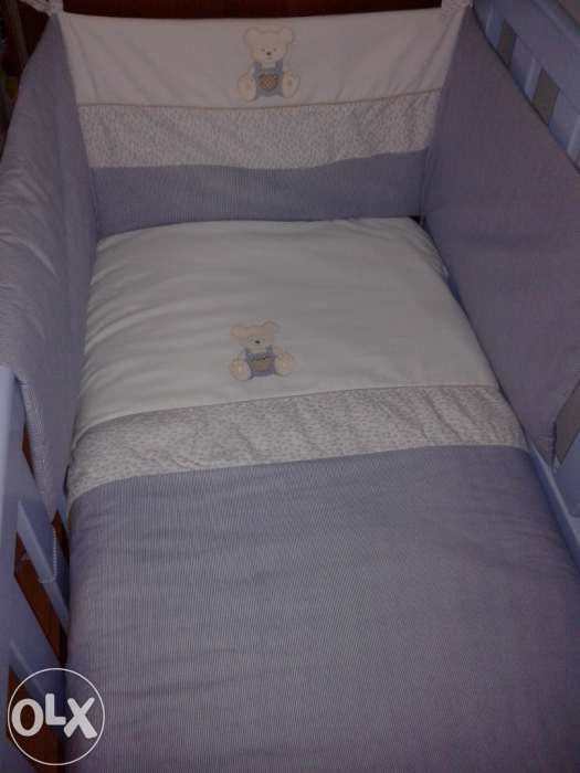 Edredão + resguardo para berço bebe