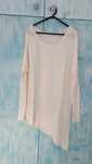 Camisola assimétrica creme da Natura