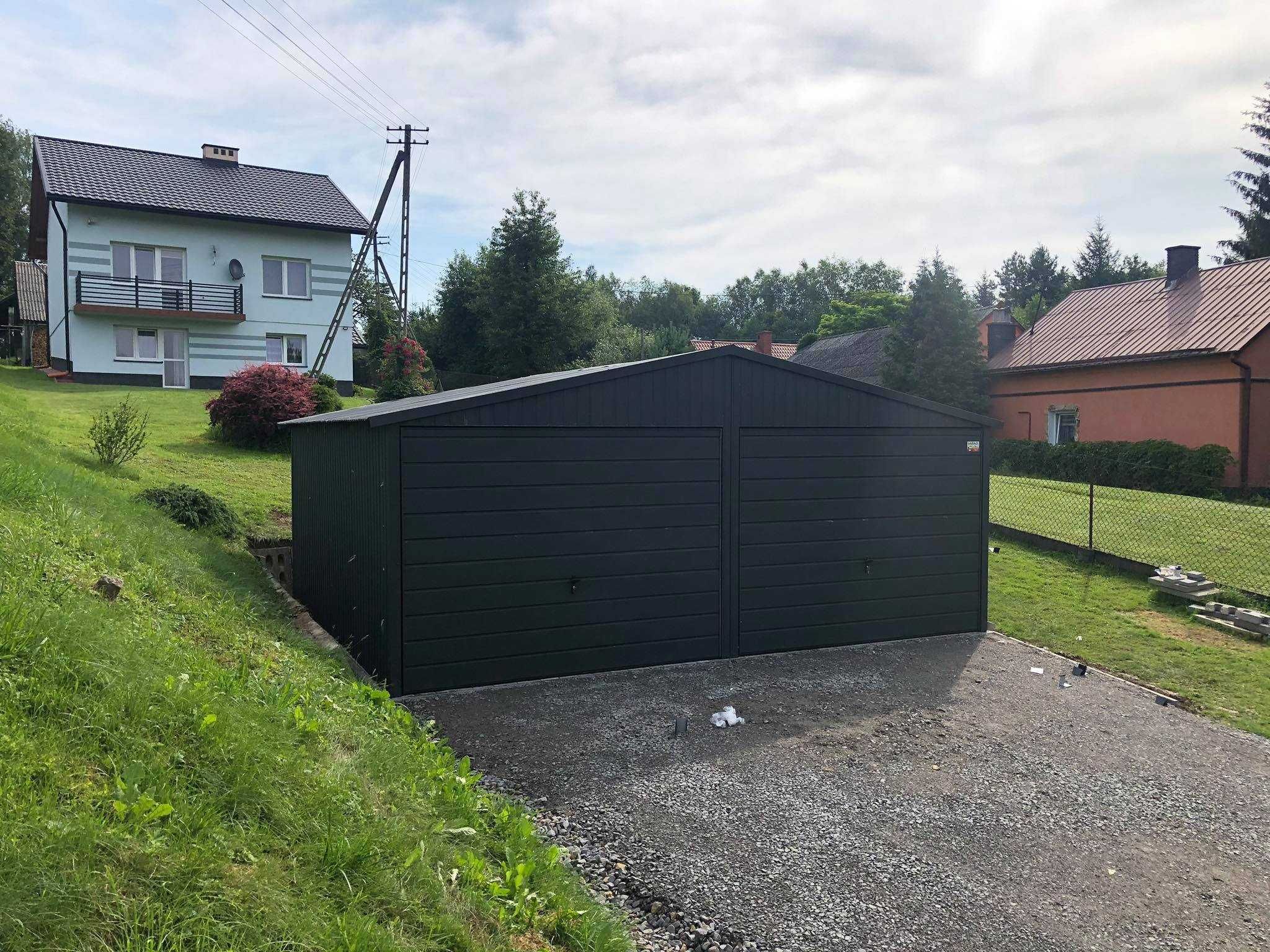 Garaż Blaszany 6x5 BTX 7016 Antracyt Mat