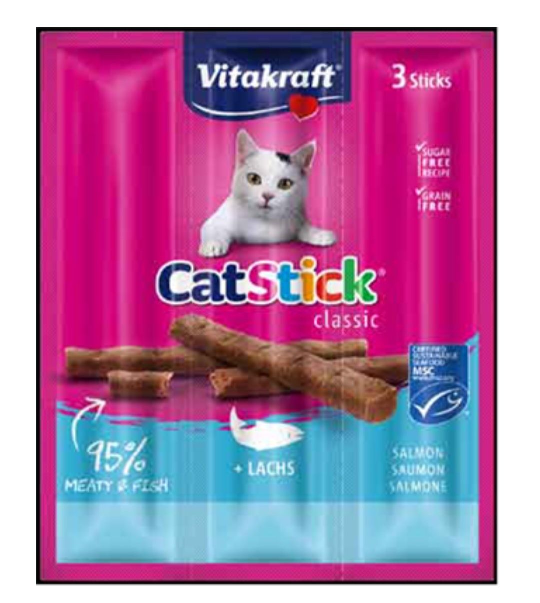 Cat Stick MINI 3szt.
łosoś & pstrąg 3x6g