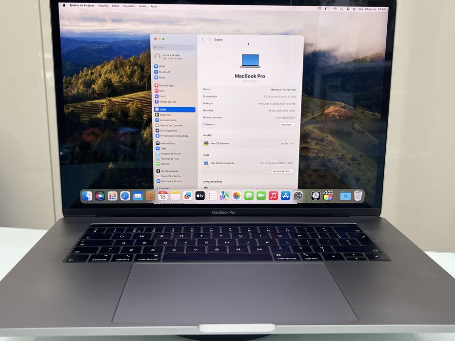 Macbook Pro 15" 2019 i7 32GB RAM 500GB SSD Com Garantia, Visite a Loja