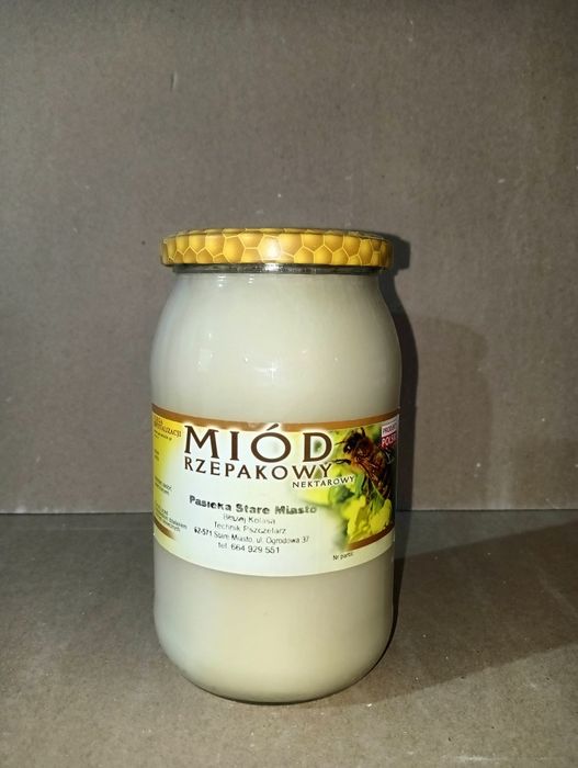 Miód rzepakowy 1.200 kg