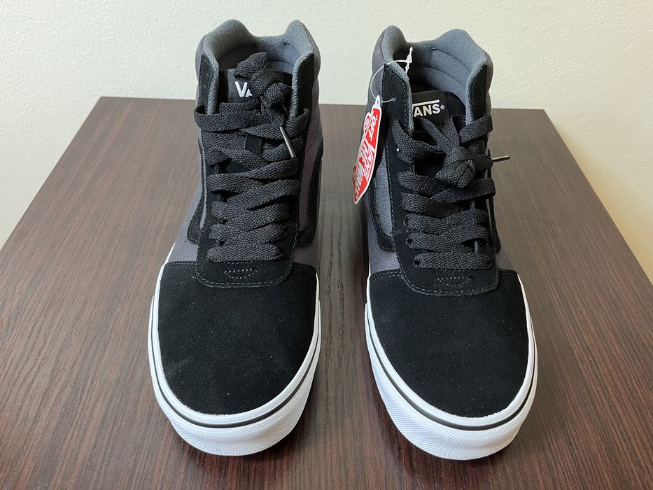 Vans Ward Hi/szaro-czarne/rozmiar 44,5