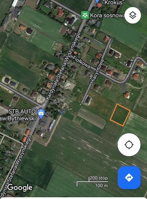 Działki budowlane 3x10arów 30 arów 3000m2 chełmża ul. Tulipanowa