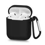 Etui Silikonowe Do Słuchawek Airpods Typ 1 - Czarne