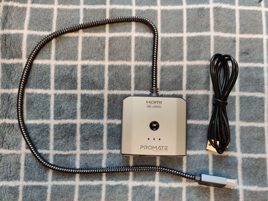 Перехідник HDMI Promate Mediaswitch-h3 Silver