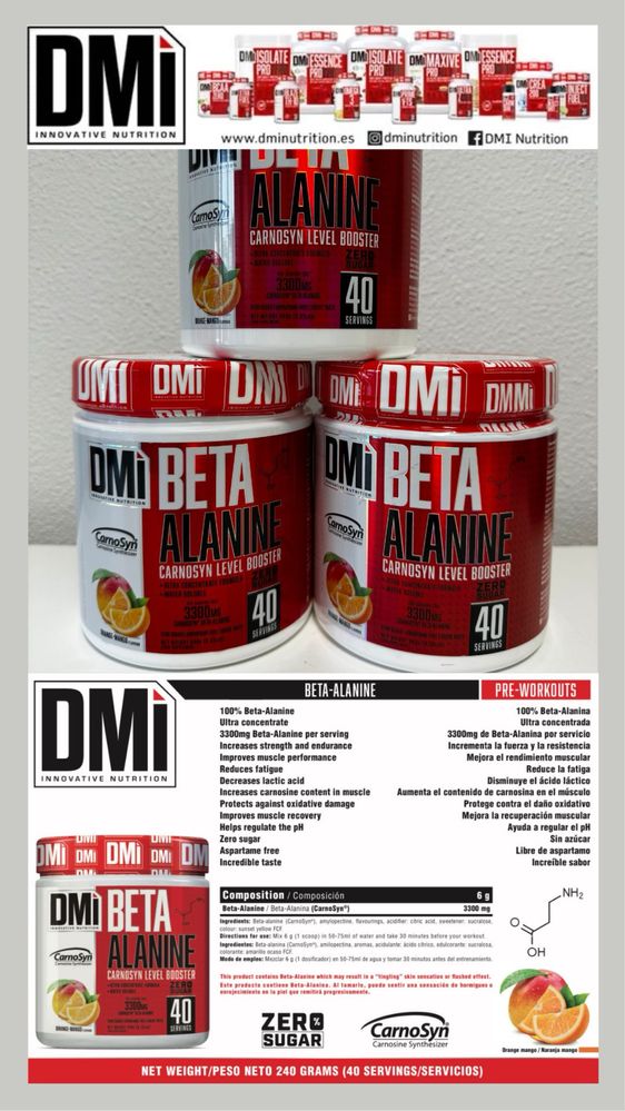 Suplementos DMI Nutrition