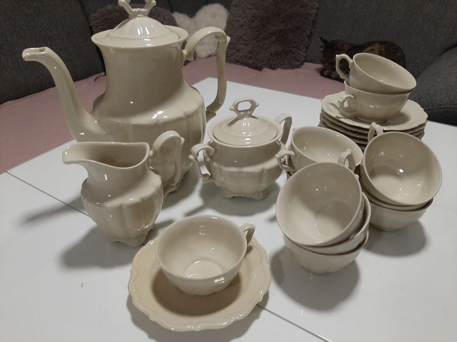 Komplet przedwojennej porcelany Tielsch Altwasser