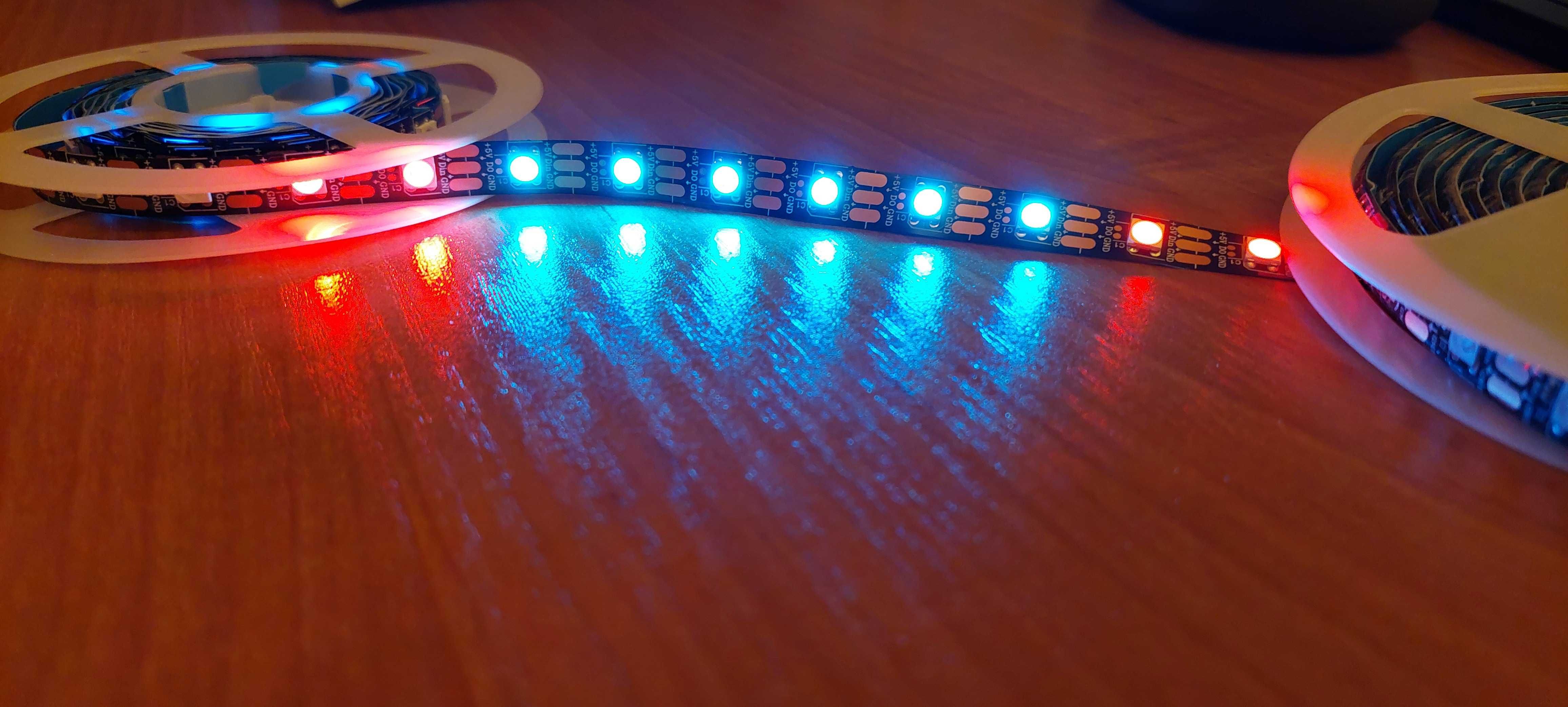 Kontroler SP621E z taśmą LED RGBIC IP65 (3m, 60l/m), nowe